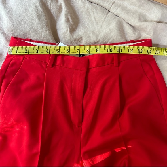 J. Crew | Essential Wide Leg Pant | Red | 4 - Picture 7 of 8